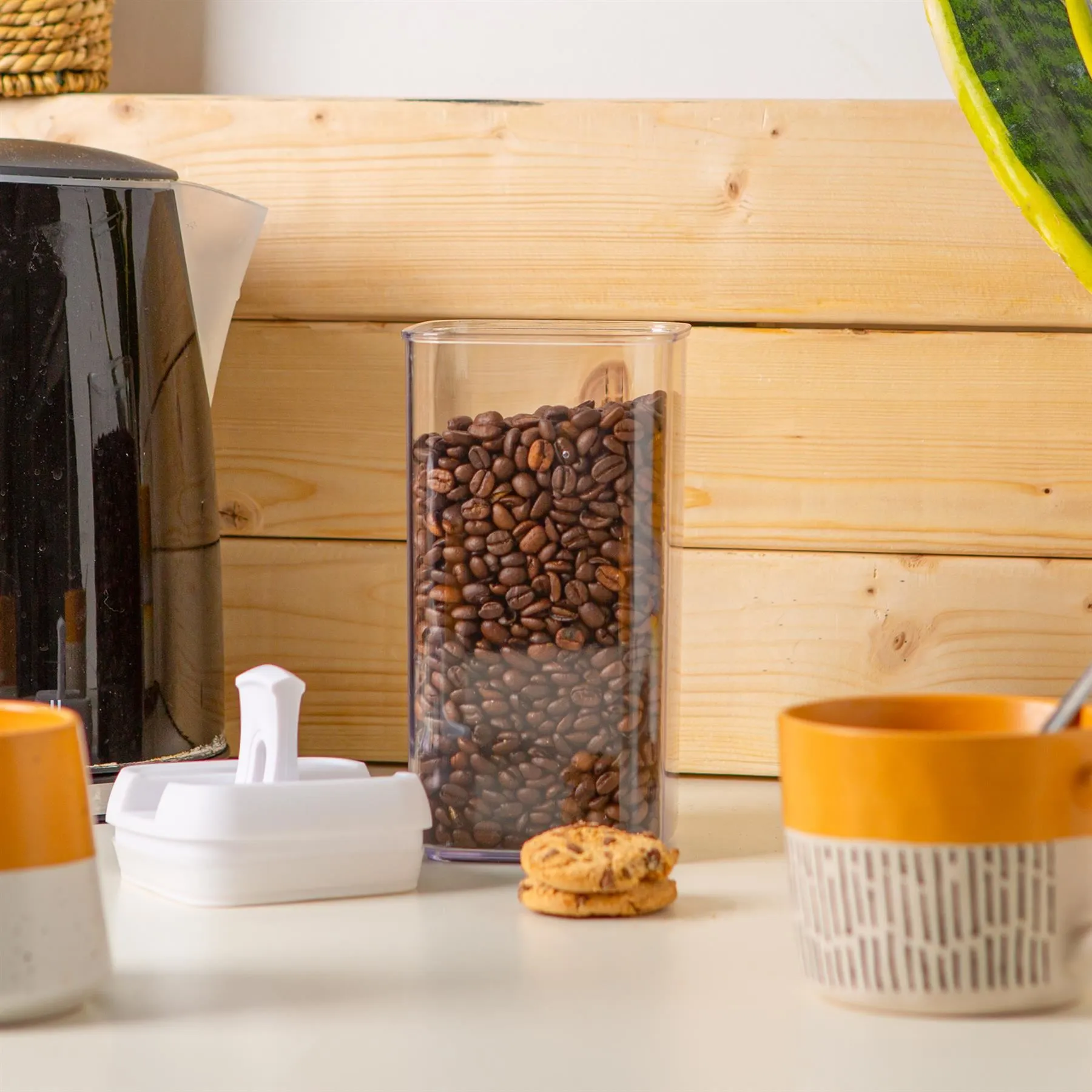 1.2L Flip Lock Plastic Air Tight Food Storage Container - By Argon Tableware