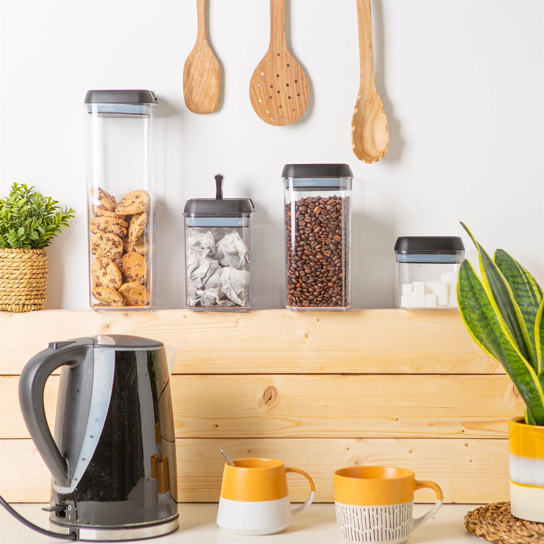 1.2L Flip Lock Plastic Air Tight Food Storage Container - By Argon Tableware