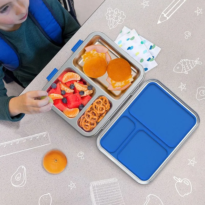Bentgo Kids Stainless Steel Lunch Box - Blue